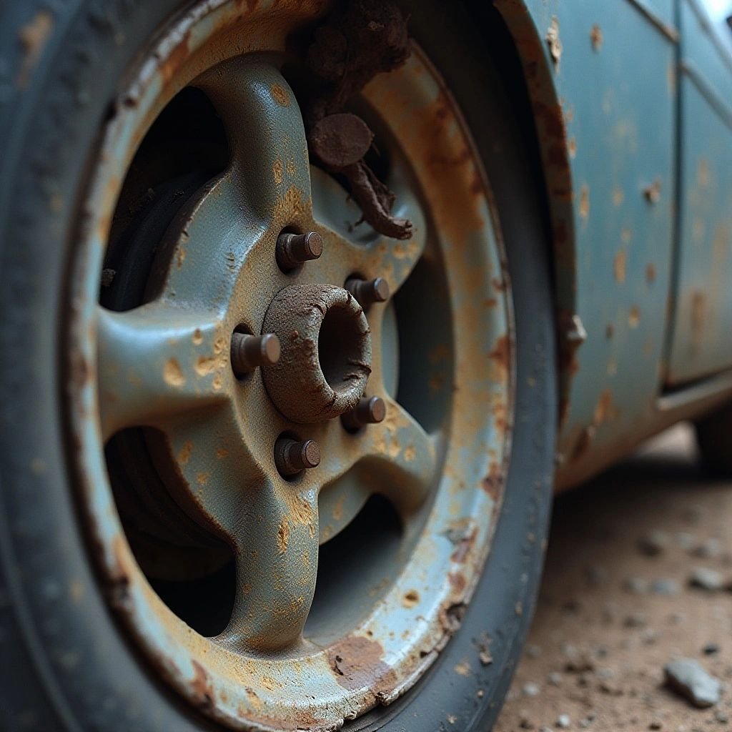 broken wheel stud